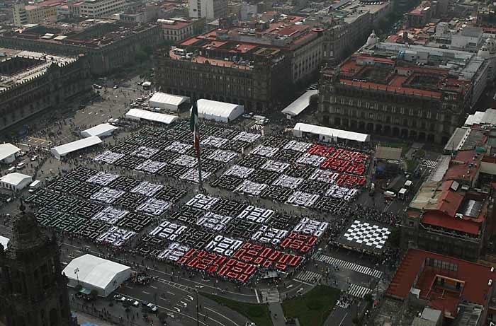 Azedrez en el Zocalo