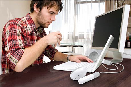 Audifonos gigantes de escritorio