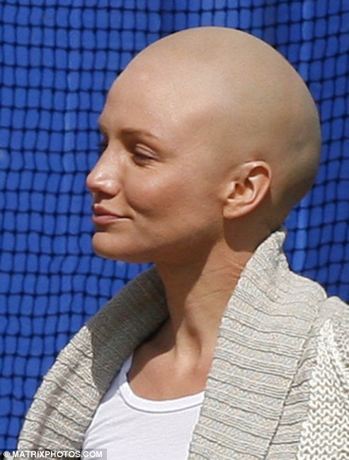 Cameron Diaz rapada