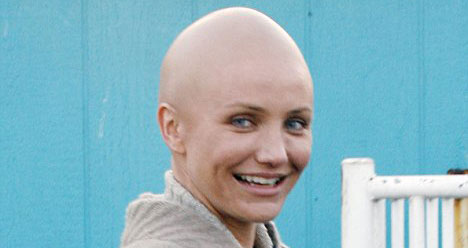 Cameron Diaz rapada