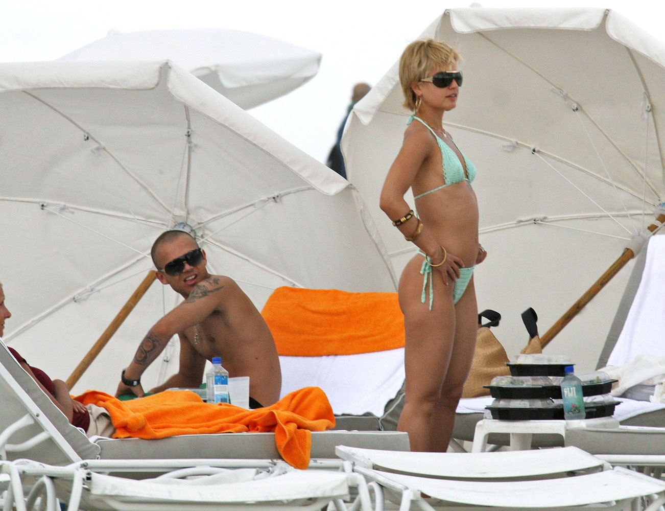 Mena Suvari bikini thong