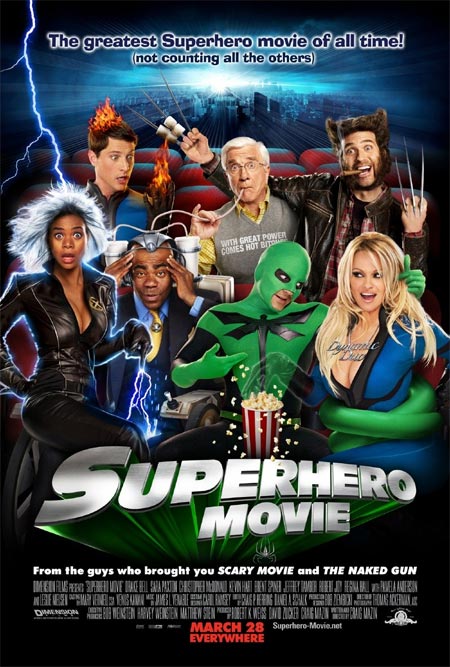 Superhero movie poster Superhero movie poster