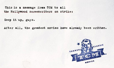 TCM a los escritores