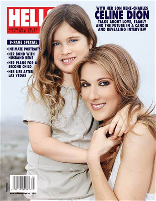 Celine Dione and son