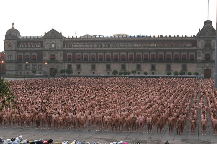 Tunick en Zocalo