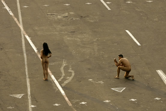 Tunick en Zocalo