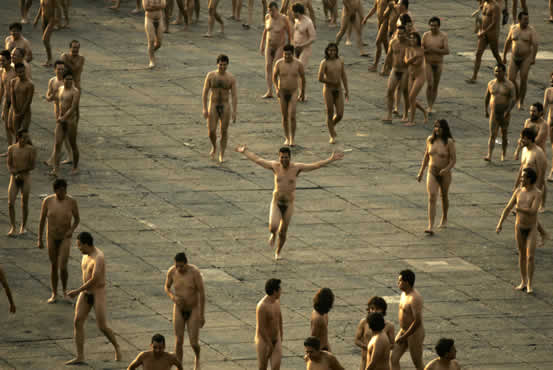Tunick en Zocalo