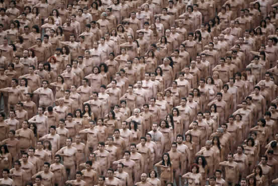 Tunick en Zocalo