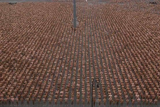 Tunick en Zocalo