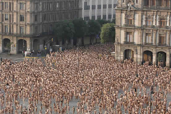 Tunick en Zocalo