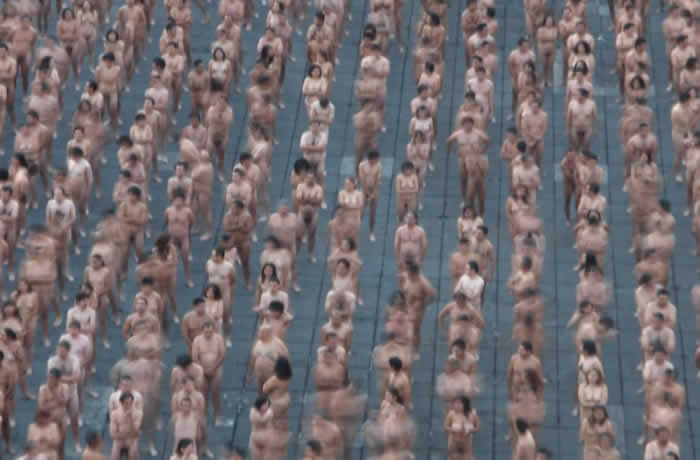 Tunick en Zocalo