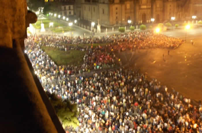 Tunick en Zocalo