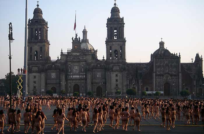 Tunick en Zocalo