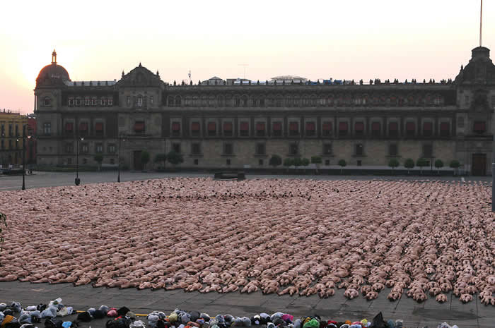 Tunick en Zocalo